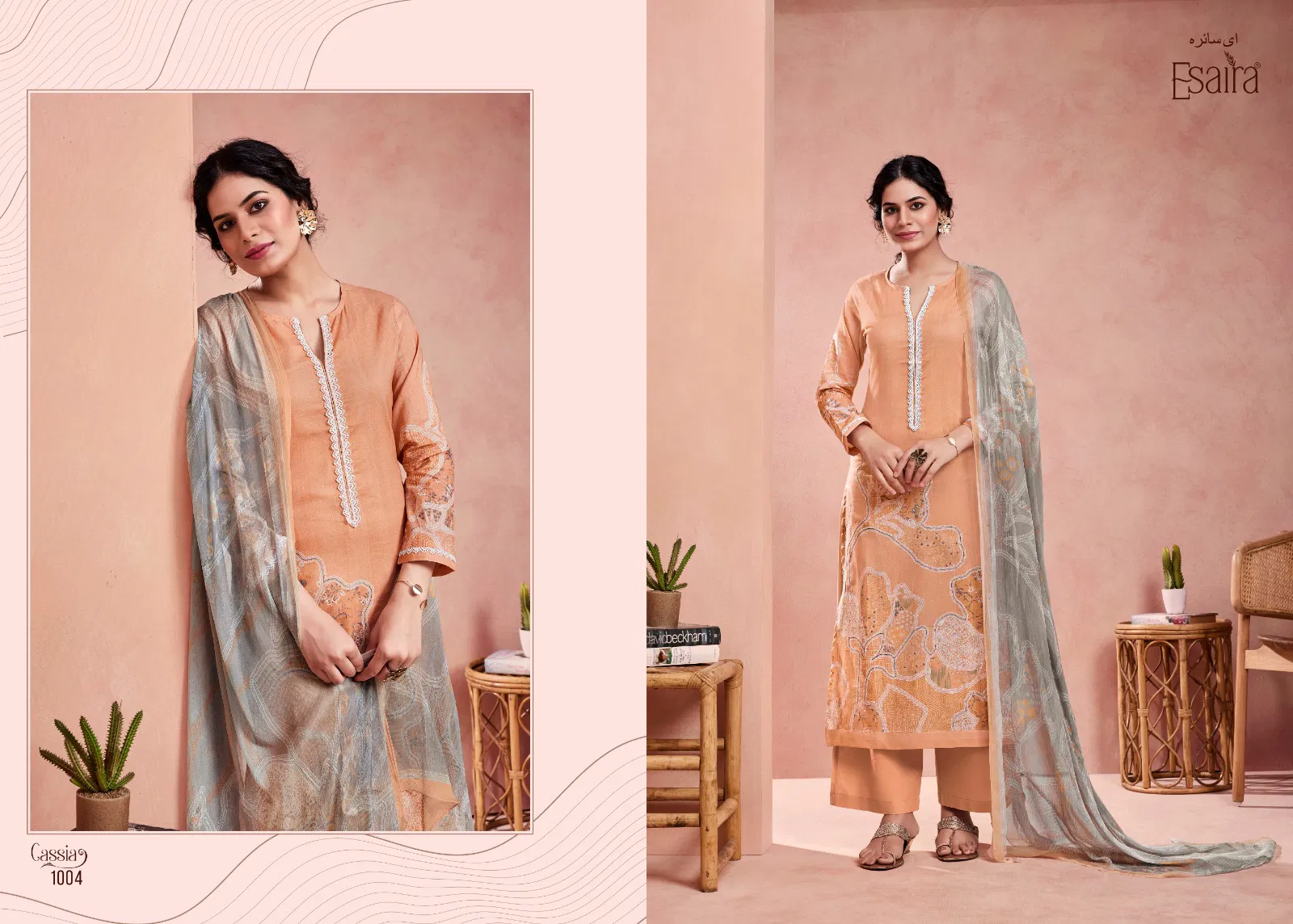 Cassia By Esaira Cotton Cambric Printed Dress Material Suppliers In India